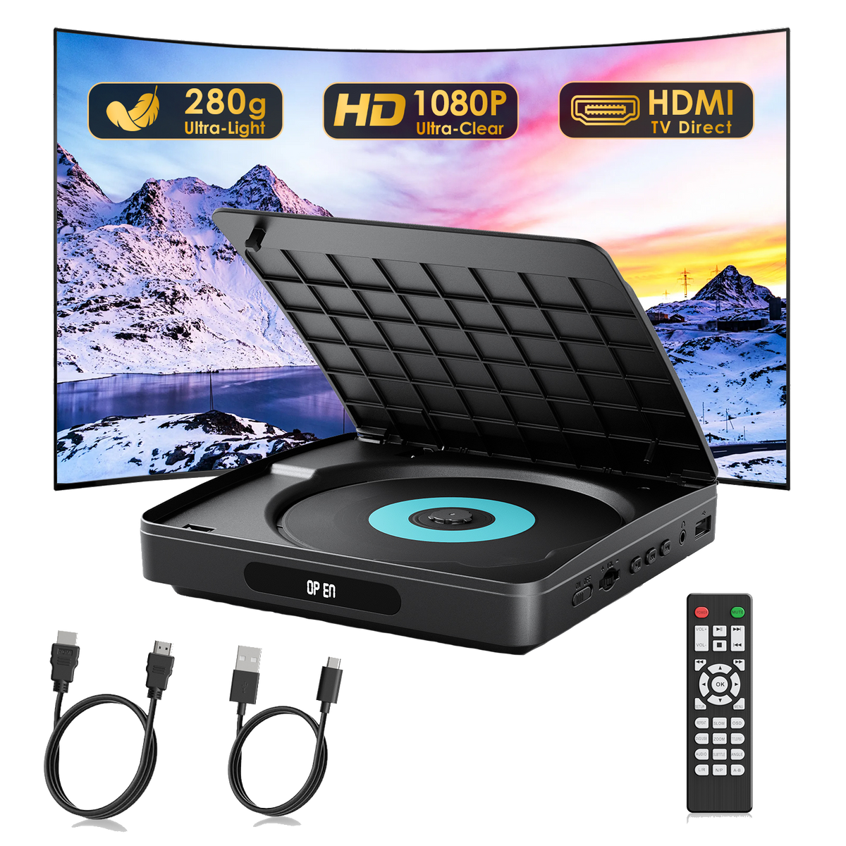 WDV03 Mini DVD Player – WOLFANG Official